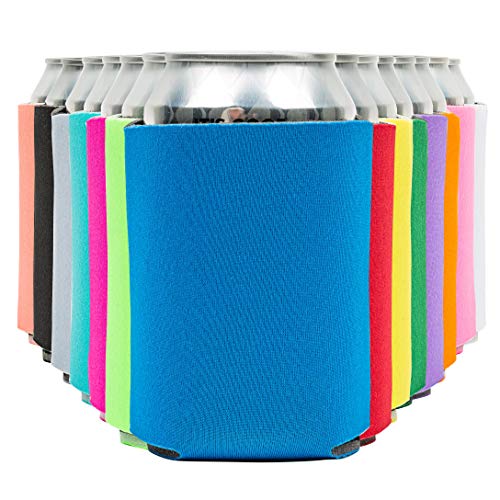 Blank Beer Can Coolers Sleeves (14-Pack) Soft Insulated Beer Can Coole –  Current Co.