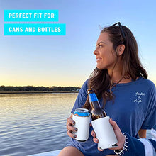 Load image into Gallery viewer, Blank Beer Can Coolers Sleeves (14-Pack) Soft Insulated Beer Can Cooler Sleeves - HTV Friendly Plain Can Sleeves for Soda Beer Cans & Bottles - Blanks for Vinyl Projects Wedding Favors & Gifts (White)