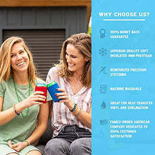 Load image into Gallery viewer, Blank Beer Can Coolers Sleeves (14-Pack) Soft Insulated Beer Can Cooler Sleeves - HTV Friendly Plain Can Sleeves for Soda, Beer & Water Bottles - Blanks for Vinyl Projects Wedding Favors & Gifts