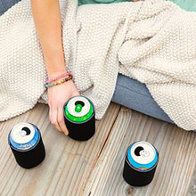 Load image into Gallery viewer, Blank Beer Can Coolers Sleeves (14-Pack) Soft Insulated Beer Can Cooler Sleeves - HTV Friendly Plain Black Can Sleeves for Soda, Beer & Water Bottles - Blanks for Vinyl Projects Wedding Favors & Gifts