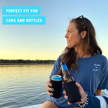 Load image into Gallery viewer, Blank Beer Can Coolers Sleeves (60-Pack) Soft Insulated Beer Can Cooler Sleeves - HTV Friendly Plain Black Can Sleeves for Soda, Beer & Water Bottles - Blanks for Vinyl Projects Wedding Favors & Gifts